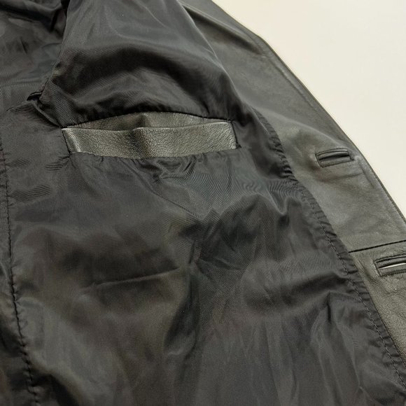 Armando Bueno Black Leather Jacket - Picture 6 of 11